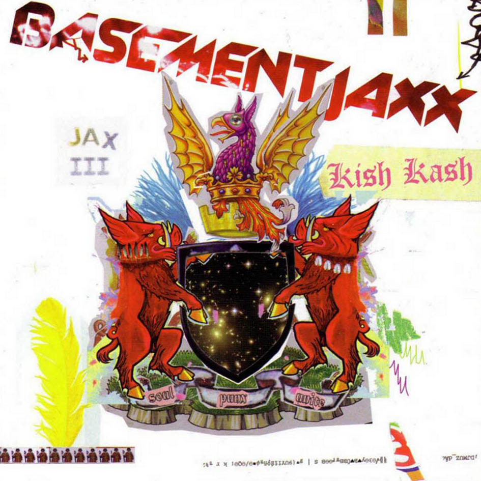 Copertina Cd Basement Jaxx Kish Kash Front Cover Cd Basement