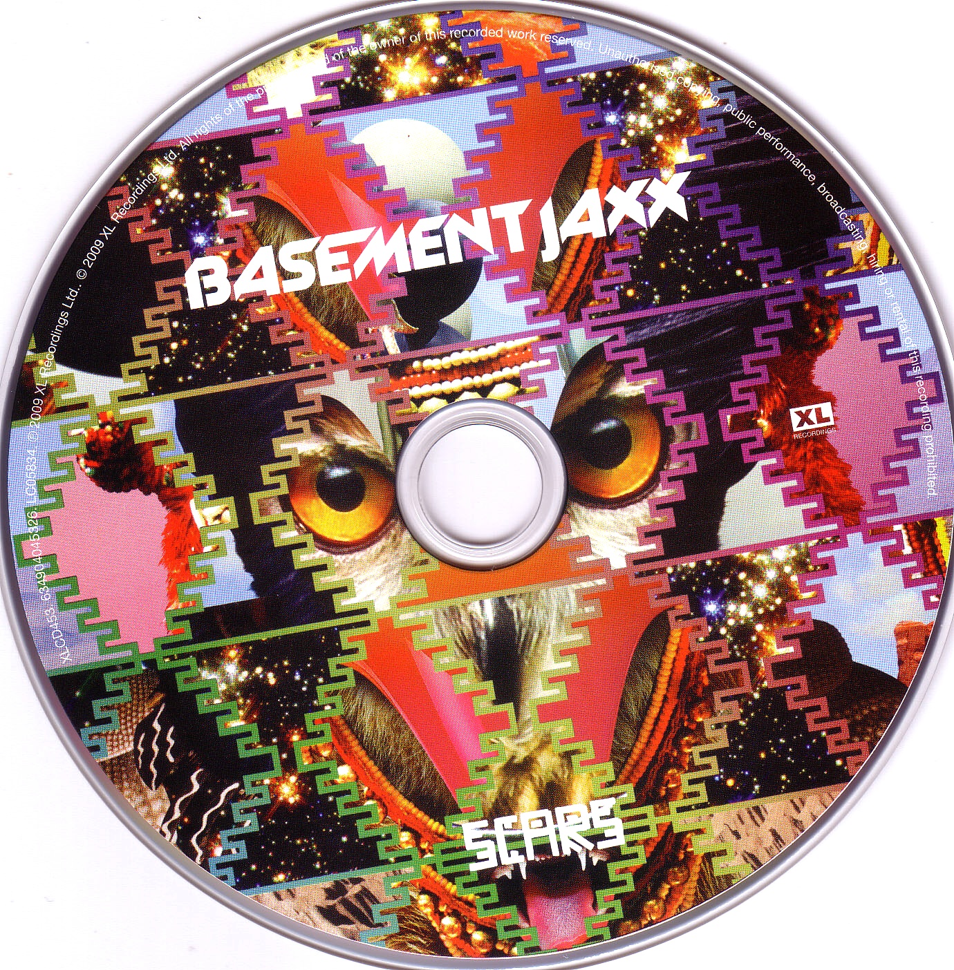 Copertina Cd Basement Jaxx Scars CD Cover Cd Basement Jaxx