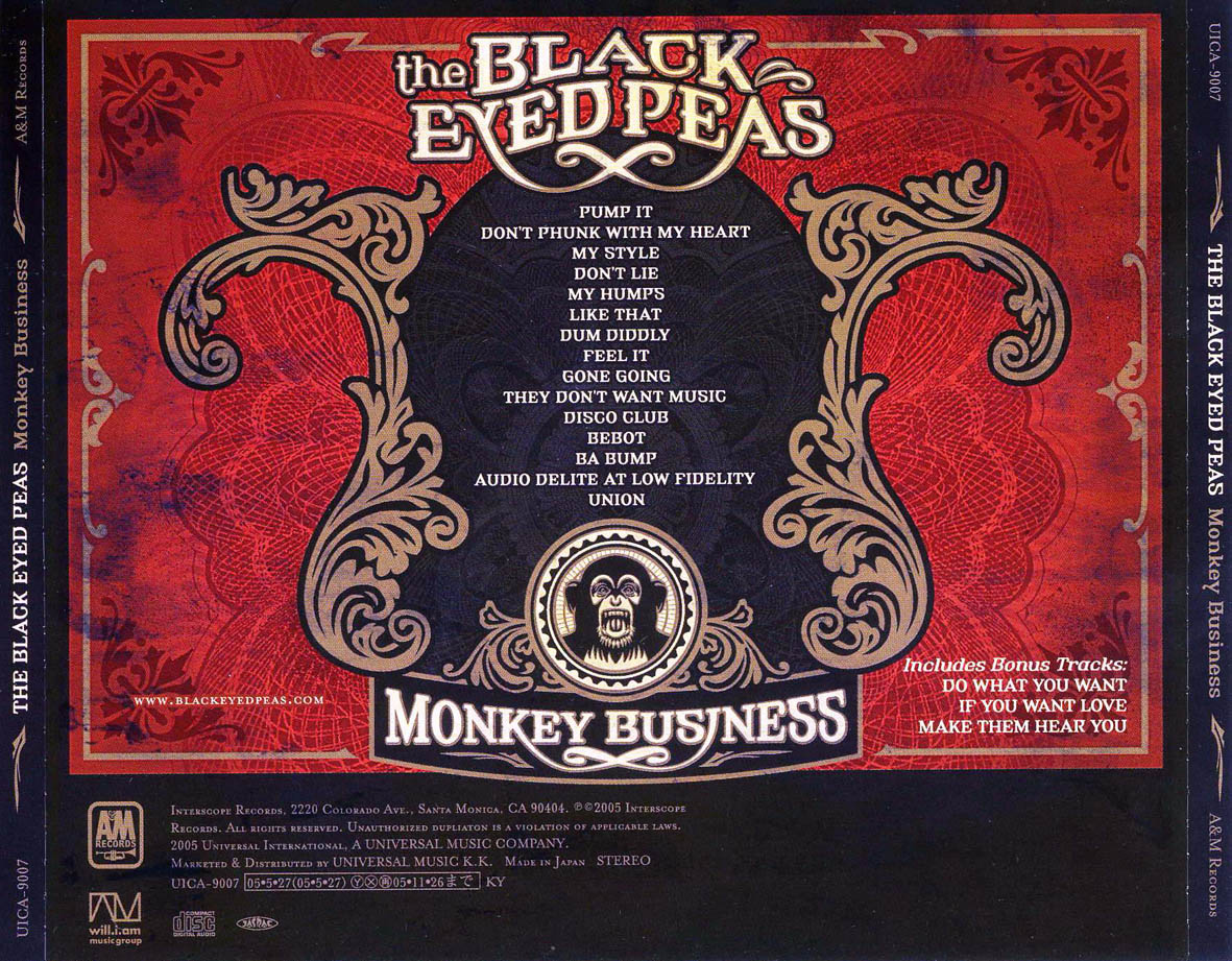 Monkey Business by The Black Eyed Peas on Apple Music