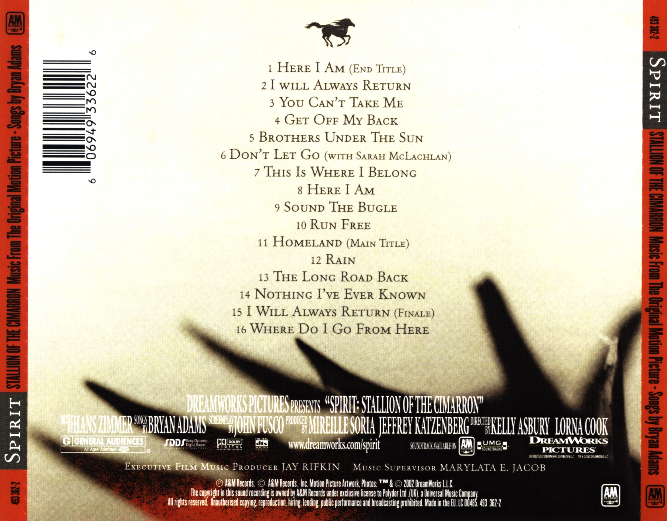 Bryan Adams Stallion Of The Cimarron