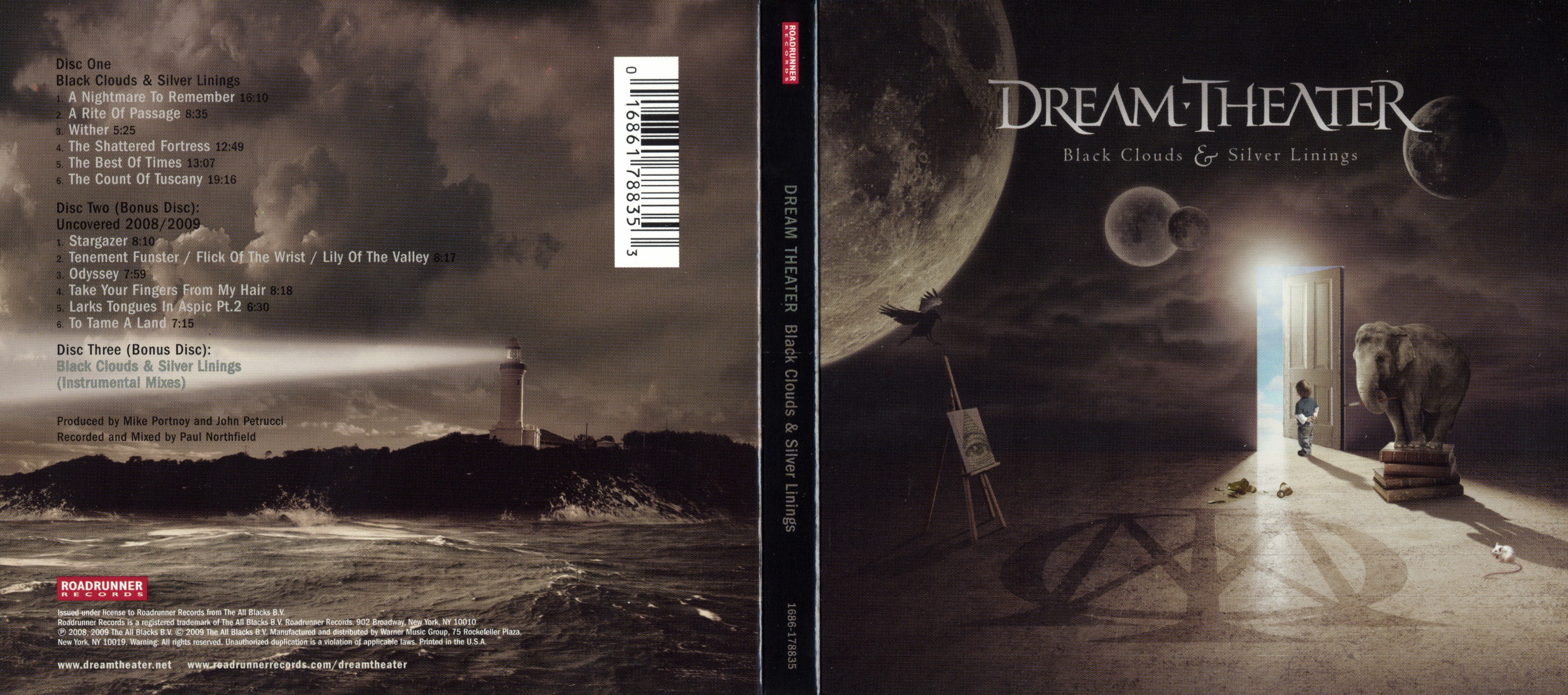 Scarica la copertina cd Dream Theater Black Clouds and Silver Linings