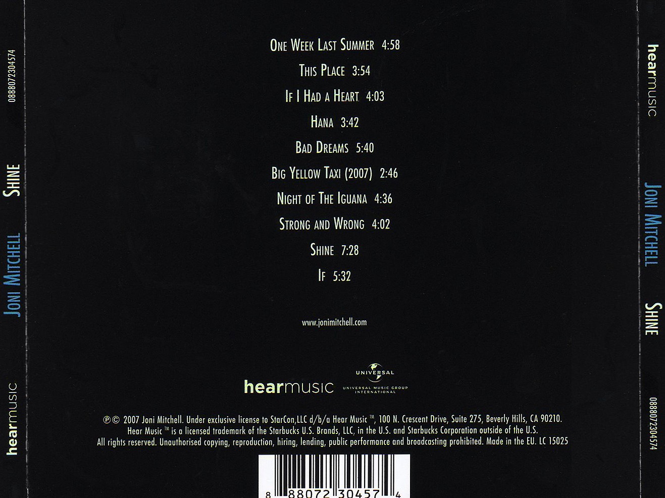 Joni Mitchell - Shine - Amazoncom Music
