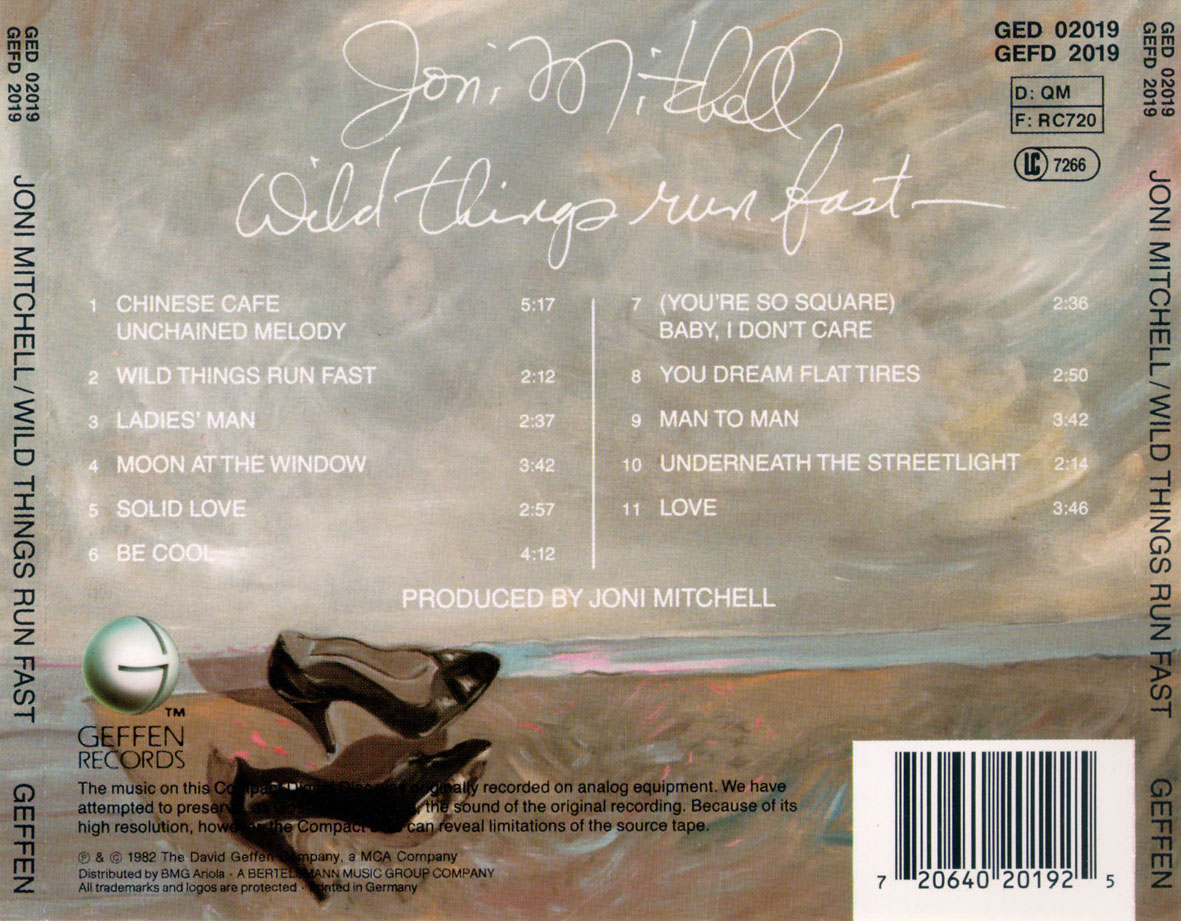 Joni Mitchell - Wild Things Run Fast Joni Mitchell - Wild Things Run Fast