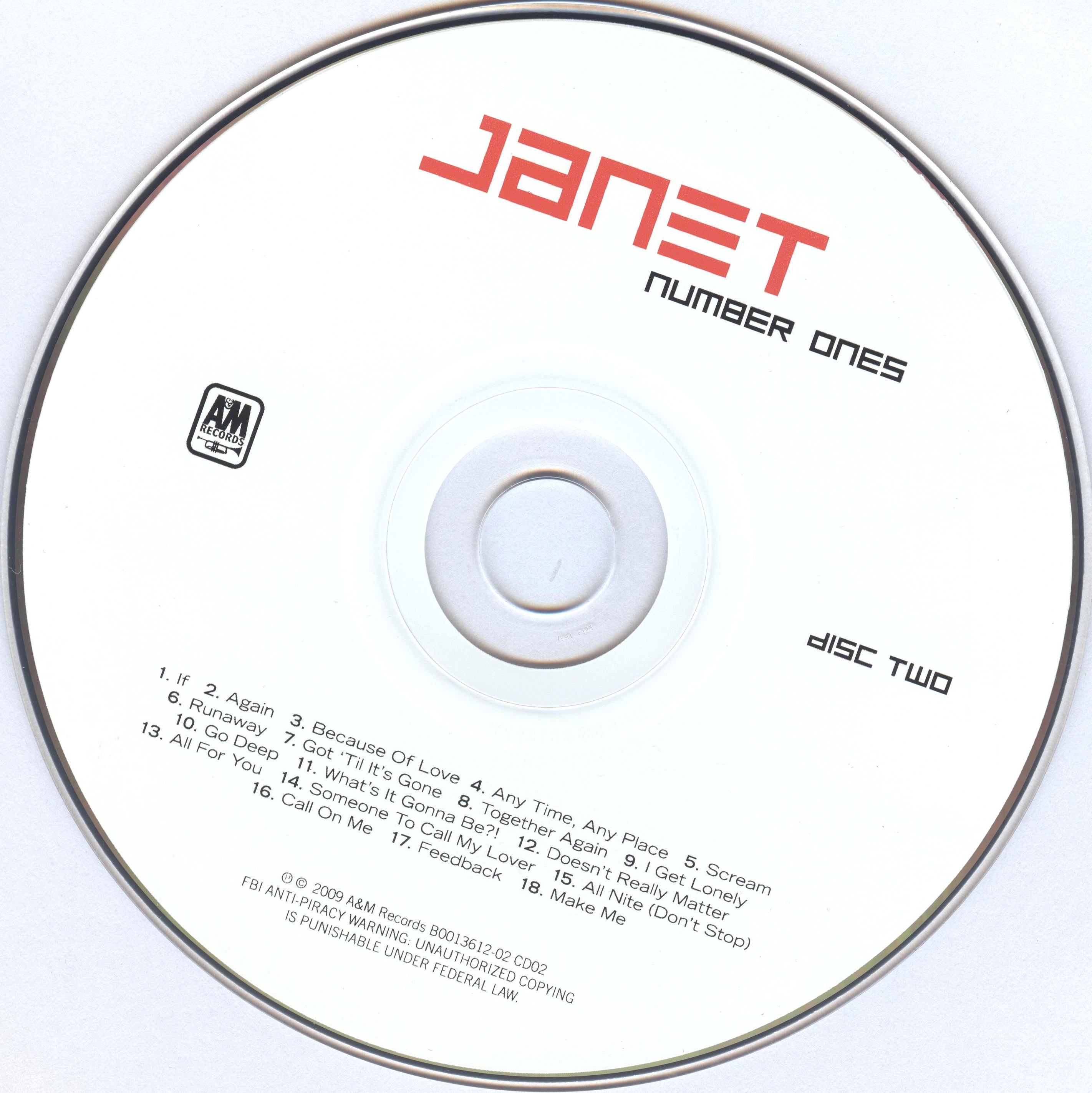 Janet jackson number ones sales